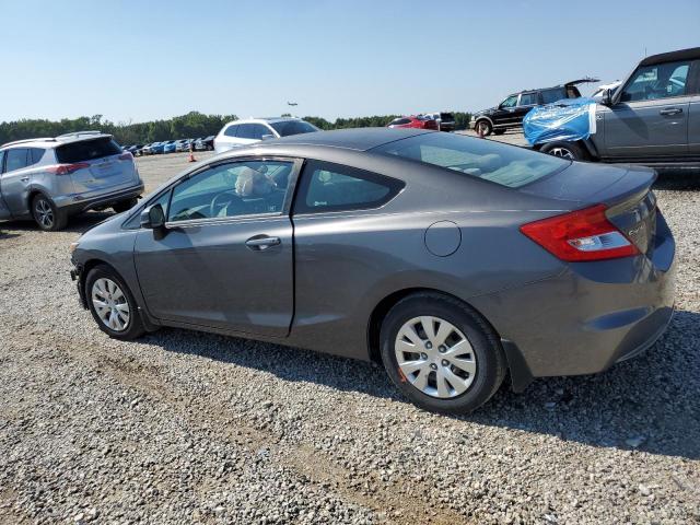 2HGFG3B5XCH553143 - 2012 HONDA CIVIC LX GRAY photo 2