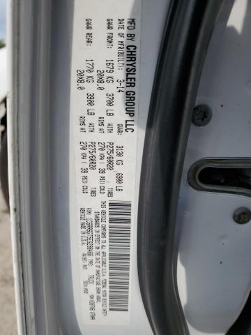 1C6RR6GT5ES298466 - 2014 RAM 1500 SLT WHITE photo 13