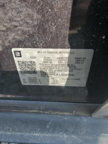 1GKKNRLA1JZ197541 - 2018 GMC ACADIA SLE Qara foto 13