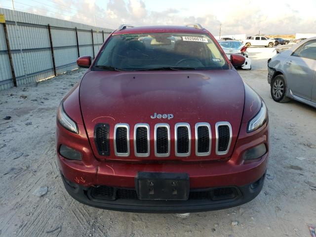 1C4PJLCS2FW547965 - 2015 JEEP CHEROKEE LATITUDE RED photo 5