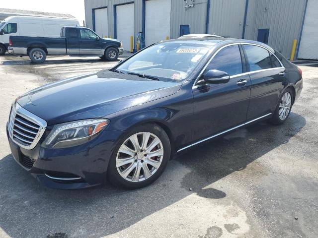 WDDUG8FB9EA029525 - 2014 MERCEDES-BENZ S 550 4MATIC BLUE photo 1