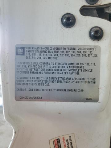 1GBHC23U46F261761 - 2006 CHEVROLET SILVERADO C2500 HEAVY DUTY WHITE photo 12