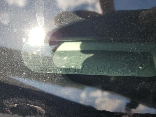 1FMEU7DE3AUA48784 - 2010 FORD EXPLORER XLT WHITE photo 13