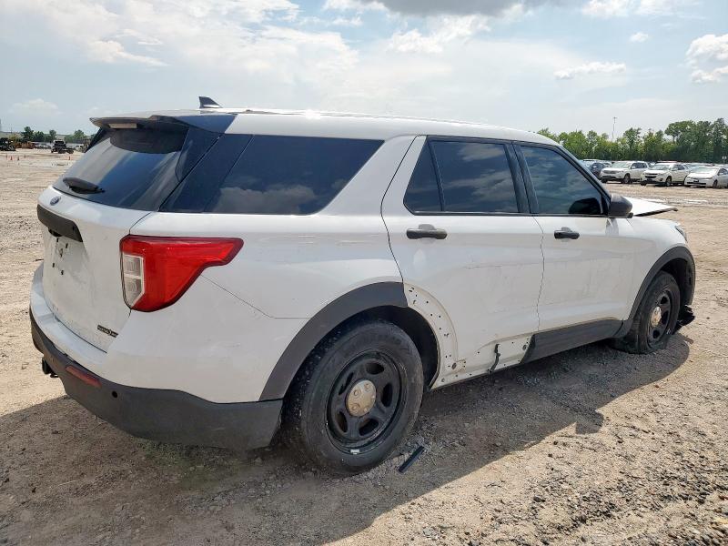 1FM5K8ABXPGC17759 - 2023 FORD EXPLORER POLICE INTERCEPTOR Ақ фото 3