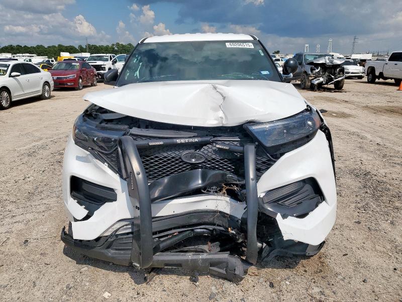 1FM5K8ABXPGC17759 - 2023 FORD EXPLORER POLICE INTERCEPTOR Ақ фото 5