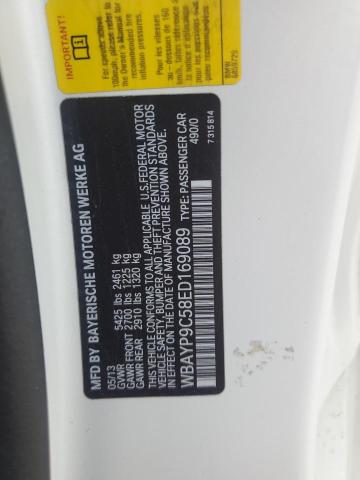 WBAYP9C58ED169089 - 2014 BMW 650 I WHITE photo 13