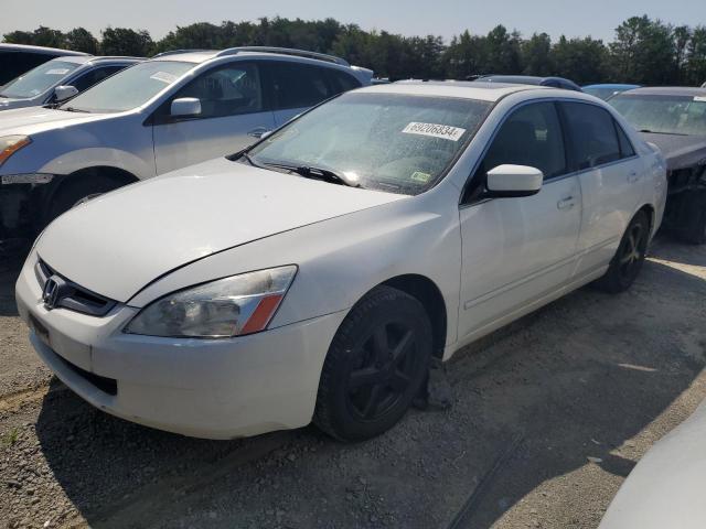 1HGCM56805A010798 - 2005 HONDA ACCORD EX WHITE photo 1