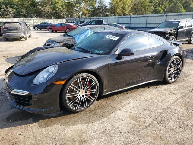 WP0AD2A96ES167279 - 2014 PORSCHE 911 TURBO BLACK photo 1