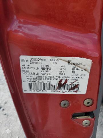 1J4GL48K87W533203 - 2007 JEEP LIBERTY SPORT 红色 照片 14