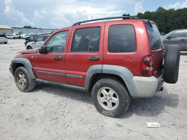 1J4GL48K87W533203 - 2007 JEEP LIBERTY SPORT 红色 照片 2