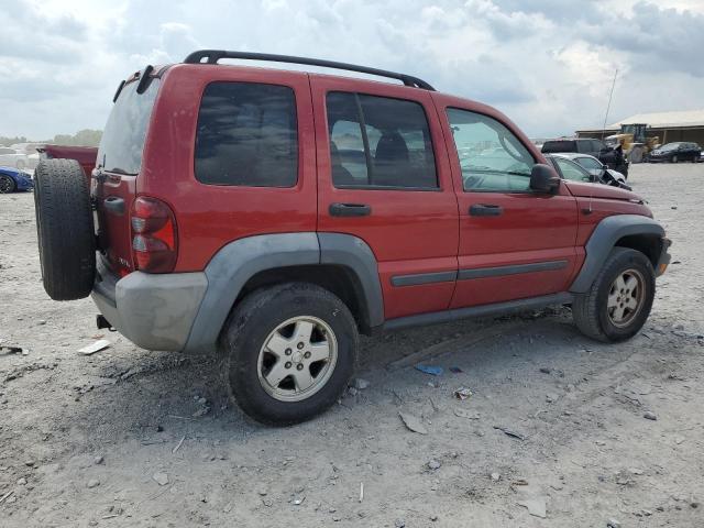 1J4GL48K87W533203 - 2007 JEEP LIBERTY SPORT 红色 照片 3
