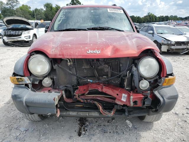 1J4GL48K87W533203 - 2007 JEEP LIBERTY SPORT 红色 照片 5