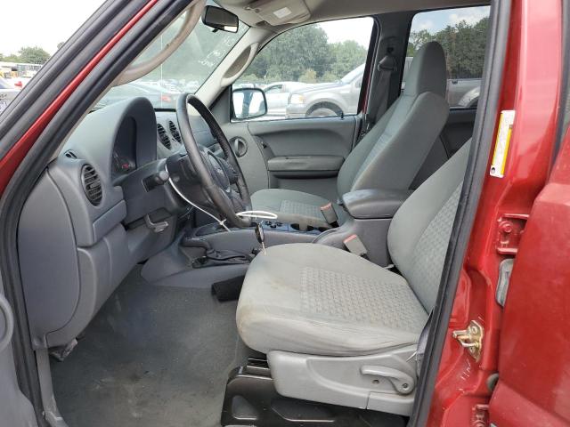 1J4GL48K87W533203 - 2007 JEEP LIBERTY SPORT 红色 照片 7