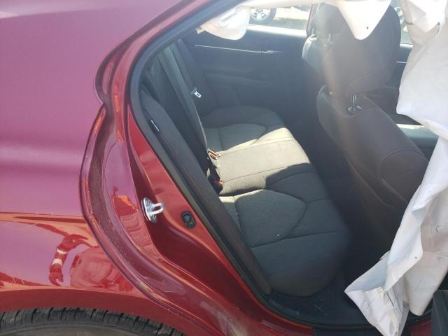 4T1C11AKXMU555645 - 2021 TOYOTA CAMRY LE RED photo 10