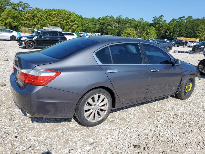 1HGCR2F8XFA245596 - 2015 HONDA ACCORD EXL GRAY photo 3