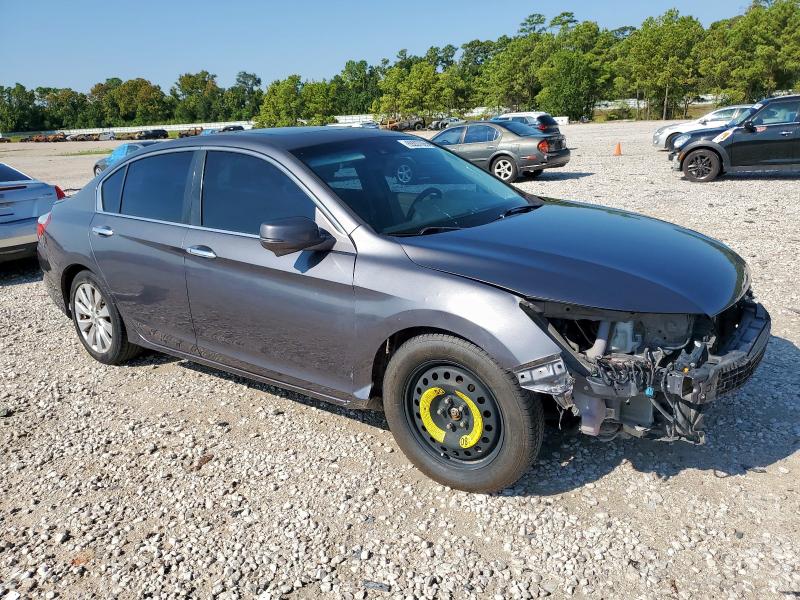 1HGCR2F8XFA245596 - 2015 HONDA ACCORD EXL GRAY photo 4