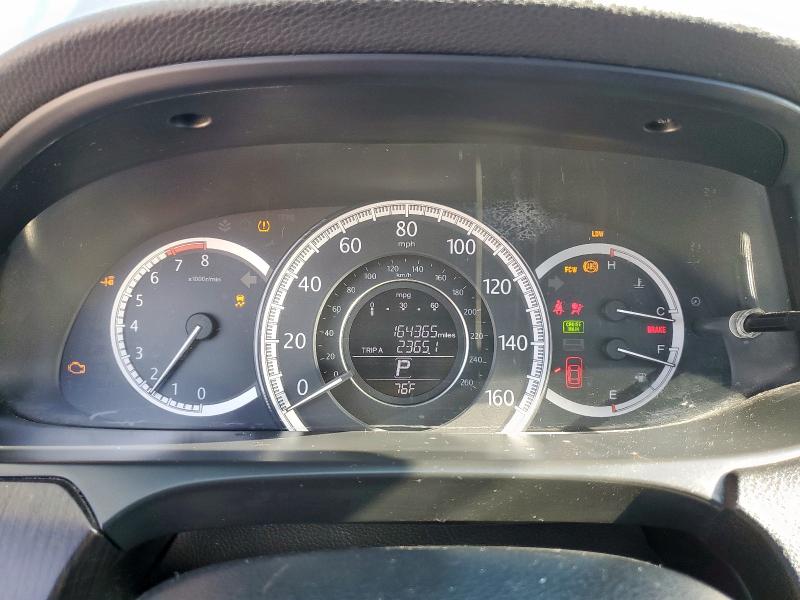 1HGCR2F8XFA245596 - 2015 HONDA ACCORD EXL GRAY photo 9