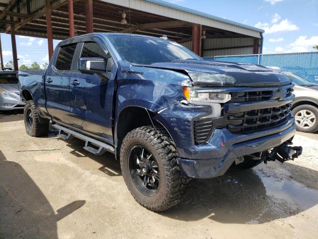 1GCUDEED4NZ509865 - 2022 CHEVROLET SILVERADO K1500 RST BLUE photo 4