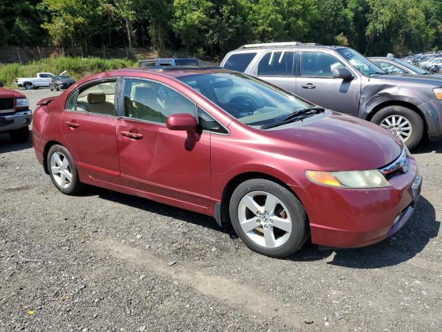 1HGFA16868L088171 - 2008 HONDA CIVIC EX მუქწითელი ფოტო 4