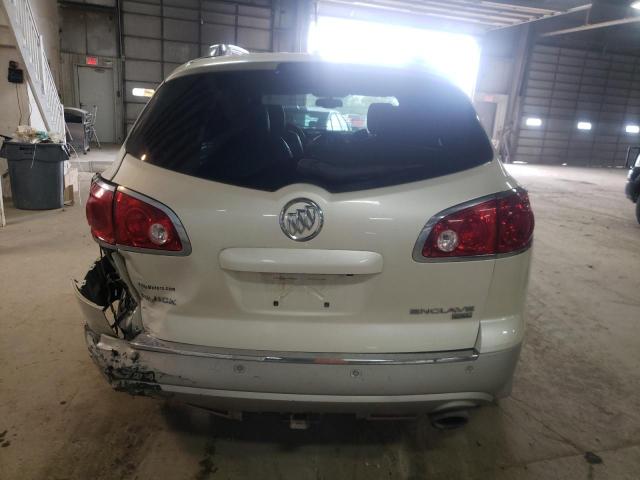 5GAKVCED4BJ106537 - 2011 BUICK ENCLAVE CXL WHITE photo 6