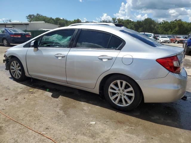 2HGFB2F96CH519142 - 2012 HONDA CIVIC EXL ვერცხლისფერი ფოტო 2
