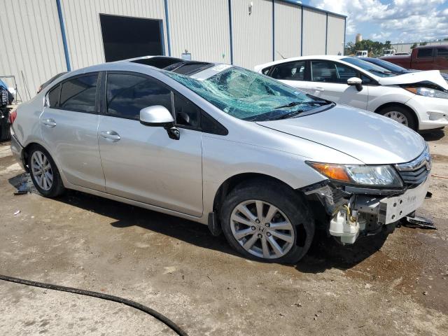 2HGFB2F96CH519142 - 2012 HONDA CIVIC EXL ვერცხლისფერი ფოტო 4