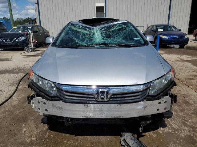 2HGFB2F96CH519142 - 2012 HONDA CIVIC EXL SILVER photo 5