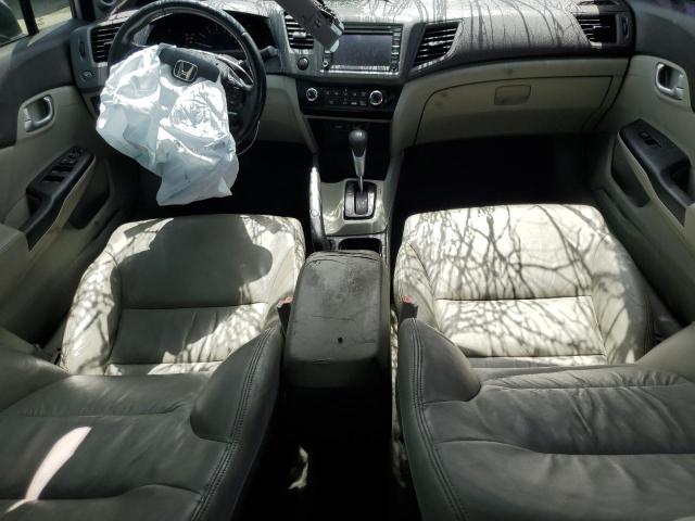 2HGFB2F96CH519142 - 2012 HONDA CIVIC EXL ვერცხლისფერი ფოტო 8