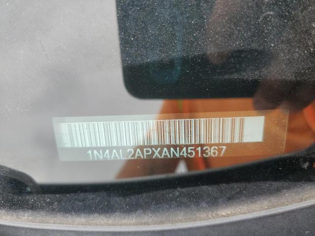 1N4AL2APXAN451367 - 2010 NISSAN ALTIMA BASE ვერცხლისფერი ფოტო 12