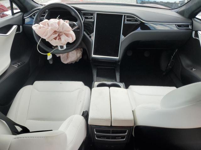 5YJSA1E22JF248274 - 2018 TESLA MODEL S Rojo foto 8