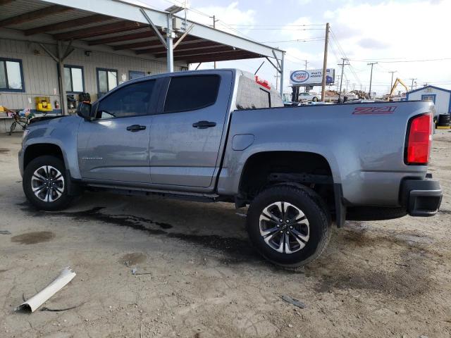 1GCGSDEN7N1135336 - 2022 CHEVROLET COLORADO Z71 SILVER photo 2