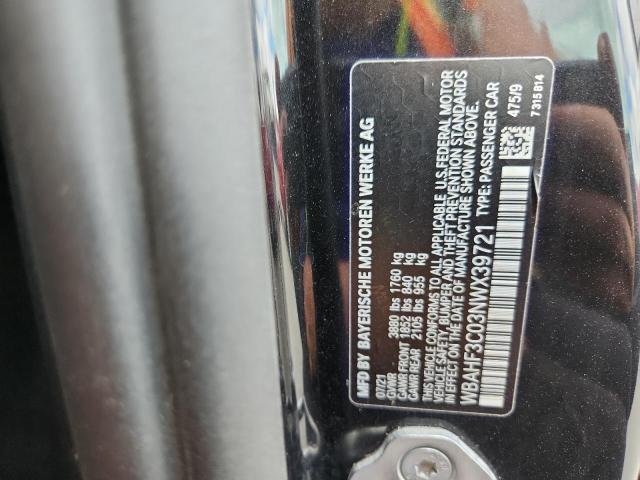 WBAHF3C03NWX39721 - 2022 BMW Z4 SDRIVE30I BLACK photo 12