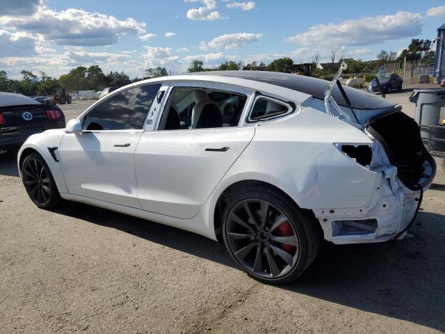 5YJ3E1EC3LF642001 - 2020 TESLA MODEL 3 白色 照片 2