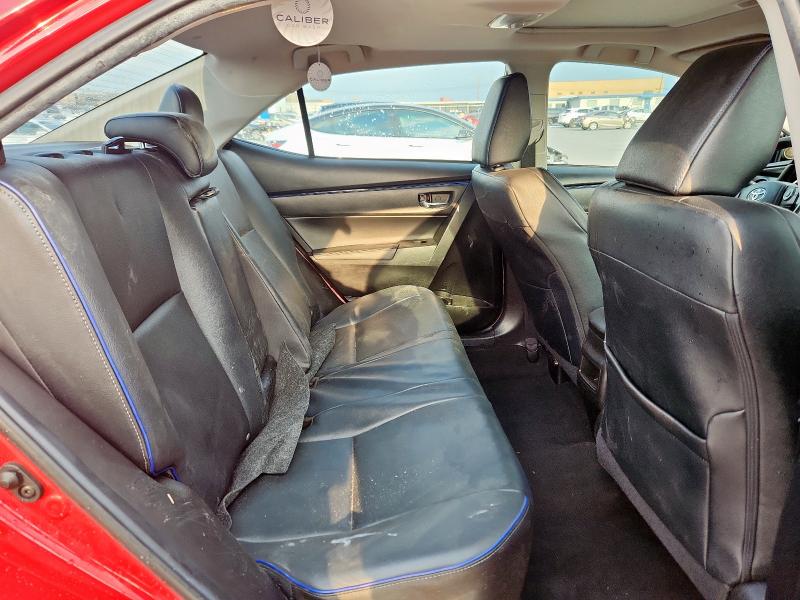 5YFBURHE8KP876423 - 2019 TOYOTA COROLLA L RED photo 10