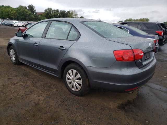3VW2K7AJ7DM317048 - 2013 VOLKSWAGEN JETTA BASE GRAY photo 2