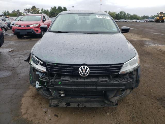 3VW2K7AJ7DM317048 - 2013 VOLKSWAGEN JETTA BASE GRAY photo 5