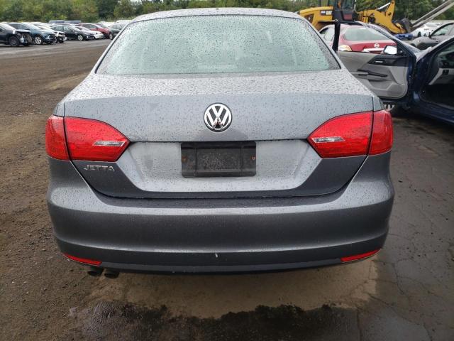 3VW2K7AJ7DM317048 - 2013 VOLKSWAGEN JETTA BASE GRAY photo 6