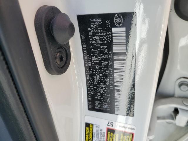4T1G11BK4PU073354 - 2023 TOYOTA CAMRY SE NIGHT SHADE WHITE photo 12