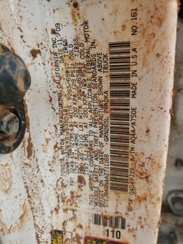 5TEJU4GN4AZ711168 - 2010 TOYOTA TACOMA DOUBLE CAB PRERUNNER WHITE photo 12