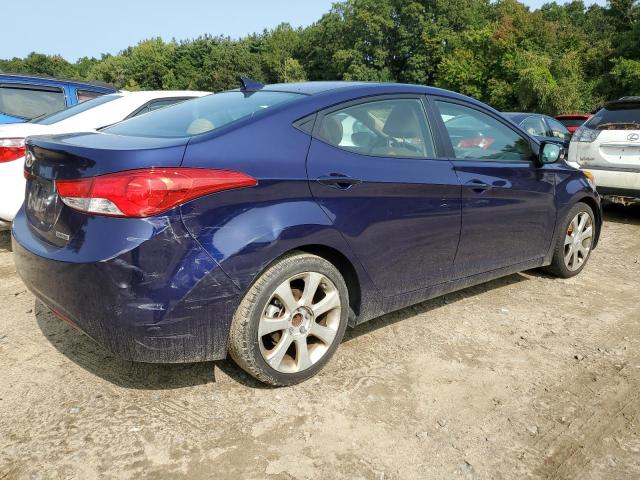 5NPDH4AE4DH230600 - 2013 HYUNDAI ELANTRA GLS BLUE photo 3