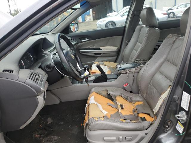 1HGCP26818A042332 - 2008 HONDA ACCORD EXL GRAY photo 7