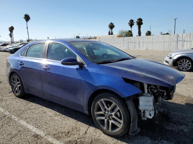 3KPF54AD0ME293836 - 2021 KIA FORTE EX 蓝色 照片 4