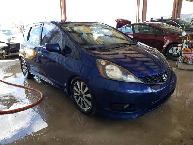 JHMGE8H53CC008349 - 2012 HONDA FIT SPORT BLUE photo 4