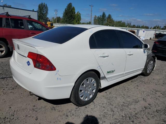 1HGFA46538L000815 - 2008 HONDA CIVIC GX WHITE photo 3