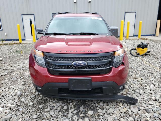 1FM5K8GT3EGA68169 - 2014 FORD EXPLORER SPORT Rot Foto 5