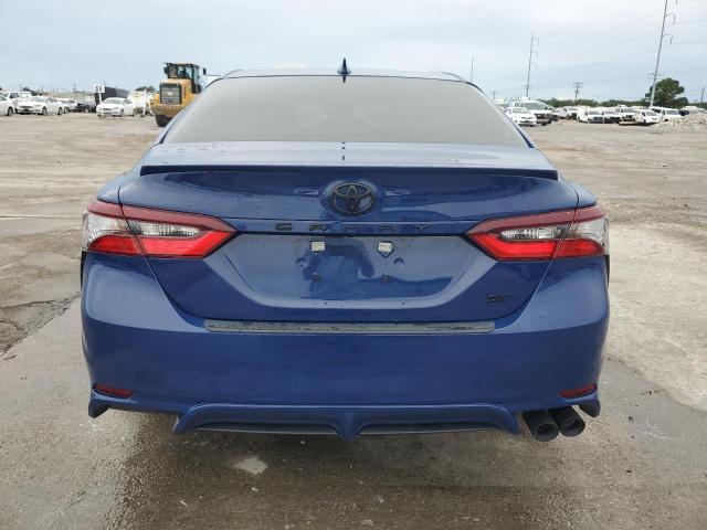 4T1G11AK4RU248321 - 2024 TOYOTA CAMRY SE NIGHT SHADE BLUE photo 6