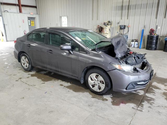 19XFB2F55EE227931 - 2014 HONDA CIVIC LX Сірий фото 4