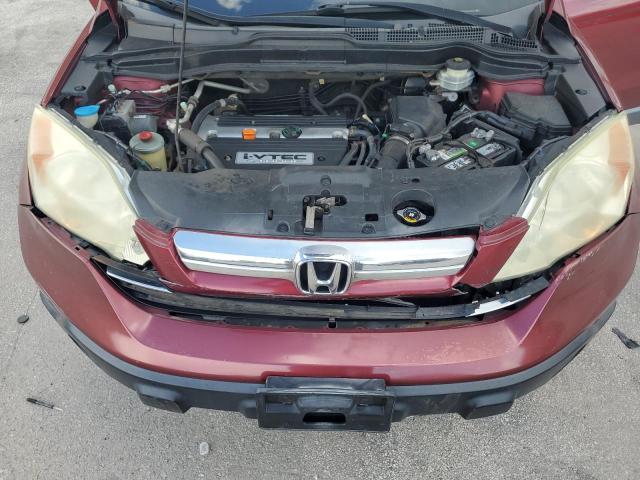5J6RE48559L046087 - 2009 HONDA CR-V EX 勃艮第红 照片 12