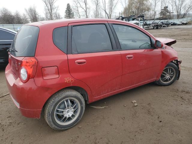 KL1TD6DE3BB138642 - 2011 CHEVROLET AVEO LS RED photo 3