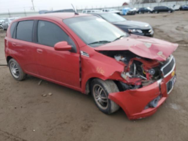 KL1TD6DE3BB138642 - 2011 CHEVROLET AVEO LS RED photo 4